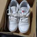 Reebok Classic Leather Girls and Boys Shoes for Kids, Toddler, Little Kid or Big Kid Sneakers, Girl or Boy Tennis Shoes (White/Gum), Size 11