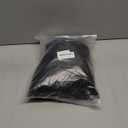 YMDUCH Women's Elegant Sleeveless Crew Neck Backless Swing A Line Evening Party Long Dress (L, Black)