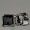 Wireless Lavalier Microphone for iPhone 17/16/15 Android - Mini Phone Microphone Clip on Lapel Mic with 35H Charging Case for Video Recording TikTok YouTube, 75Ft Transmission