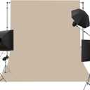 Beige Photo Backdrop for Photoshoot Beige Background for Photography Photo Backdrop Curtain for Party 10 x 10 FT