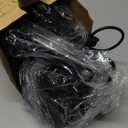 Silicone Cooking Utensils Set - AVGPD Silicone Kitchen Utensils for Cooking Wooden Handles, 446F Heat Resistant Kitchen Utensil Spatula Sets, Gadgets for Non-Stick Cookware BPA FREE (Black)