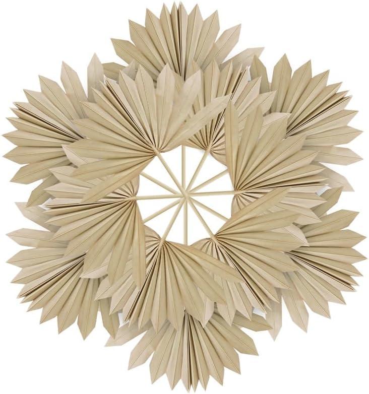 10 Pcs Dried Palm Leaves Small Boho Palm Leaves Decor Natural Dried Palm Fans Boho Flowers Arrangements for Wedding Table Home Bouquets Leaf Boho Party Decorations