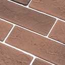 100 Vintage Brown/Red Faux Brick Wall Tiles, 3D Thin Brick Veneers for Bedroom, Bathroom, Kitchen, Fireplace and Fence Wall Panels (14.2 sq ft) (100 Pieces, 8.66"x2.36"x0.15")