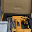 18 Gauge Brad Nailer/Narrow Crown Stapler Compatible with Dewalt 20V MAX Battery(NO Battery) 2 in 1 Cordless Nail Gun with 1000 Nails and 1000 Staples for Home Improvement, DIY and Woodworking