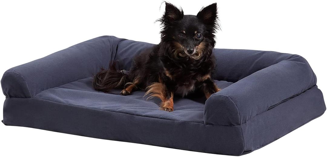 Happy Hounds Luna Sofa Dog Bed, Denim, Medium (29" x 20")
