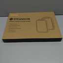 Titanium Cutting Board for Kitchen, Cutting Boards Non Toxic Double Sided Metal Pure Titanium and Wheat Straw PP Chopping Board Food Grade Easy to Clean Large Size 16"*10"*0.9"(Yellow)