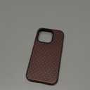 Magnetic for iPhone 14 Pro Case Cute Polka Dot Phone Case, Shockproof Slim TPU and Hard PC Protective Phone Cover Compatible with MagSafe Designed for Women Girls, Brown