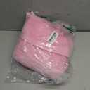 Puncuntex Hot Pink Throw Blanket 60"80" inches Fuzzy 3D Jacquard Decorative Flannel Fleece Super Soft Plush Cozy Blanket for Couch Sofa Chair Lightweight