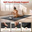 Large Yoga Mat, 6' x 4'/6' x 3' x 6mm /8mm/12mm Thick Workout Mat