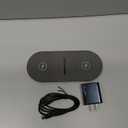 Dual 20W Wireless Charging Pad, Fast Wireless Charger with Adapter for iPhone 17 Pro max/17 Air/16/15/14/13/12/11/XS/XR/8 Plus, Air Pods, Samsung Galaxy S25/S24/S23/S22/S21,Note20/10,Galaxy Buds, Gray