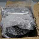 6 Inch X 100 Feet Gutter Guard Mesh Roll, Leaf Filter Gutter Protection Roll with Installation Screws, DIY Leaf Filter Rainwater, Used for Filter Roof Tree Branches (Black 6inch X 100ft)