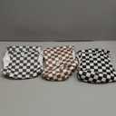 wegreeco Washable Male Dog Belly Band (Stylish Pattern)- Pack of 3 - Washable Male Dog Belly Wrap, Dog Diapers Male (Black, Grey, Dark Coffee Checkerboard, Medium)