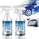 De - Icer for Car Windshield Defroster, Window Snow Spray, Deicing Spray, Melting Spray, Deicer for Car Windshield, Winter Car Essentials, Fast Ice & Snow Melting Spray 60ml (2pcs)