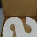 Mifoci 13.7inch Cardboard Letter Boxes Charcuterie Letters Board Fillable Reusable Trays Alphabet Serving Platter for Food Chocolate Candy Decoration Baby Shower Party Anniversary(Letter S)