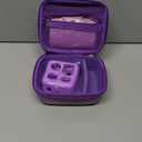 MGZNMTY Travel Storage Case and Thicken Silicone Cover Compatible with Yoto Mini Player - Kids Audio & Music Player and Card Holder for Yoto Card Hold Up to 10 Cards (Purple)