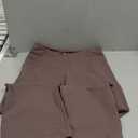 VOOVEEYA Yoga Pants Women with Pockets, Tummy Control Leggings Straight Leg High Waist Work Dress Pants Petite/Regular/Tall (Large, Purple Sandalwood)