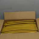 8.2FT Adjustable Backdrop Stand Kit  Square Wedding Arch & Balloon Arch for Photo Booth Background, Baby Shower, Birthday Party Decorations (Portable Frame) (Gold,8.2X 8FT)