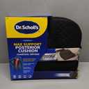 Dr. Scholl's Max Support Charcoal-Infused Posterior Seat Cushion, Memory Foam — Black