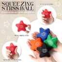 Leitee 21 Pcs Team Appreciation Gifts Bulk for Employee Stress Balls Bulk Squeeze Thank You Colorful Stress Anxiety Balls Emergency Nurses Gift for Coworker Staff (Star)
