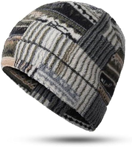 WTACTFUL Fleece Winter Warm Watch Cap - Mens Womens Skull Beanie Hat for Running Skiing Hiking