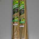 LJAAJSUV 24 inches Plant Stakes Natural Garden Bamboo Sticks for Indoor and Outdoor Plants, Plant Support Stakes for Tomatoes, Beans, Potted Plants (Pack of 2, Count of 60)