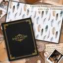 Lanpn Dad Life Story Journal with 300+ Questions, Gifts for Dad Father's Day Birthday Christmas Dads Memory Keepsake Book to Fill Out Leather Father Story Guided Journal to Share Life & Love (Black)