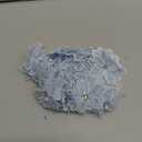 2 Yards 3D Pearl Beads Flower Lace Trim Ribbon Floral Applique Embroidered Lace Fabric for Sewing DIY Crafts (Blue)