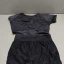 OLCHEE Womens Workout Sets 2 Piece - Seamless Acid Wash Yoga Outfits Shorts and Crop Top Matching Gym Athletic Clothing Set Large