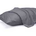 Pillowcase 2 Pack Grey Size 28 x 21 Inch
