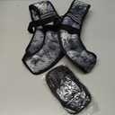 ZELUS Weighted Vest, 8lb Weight Vest with Reflective Stripe for Workout, Strength Training, Running, Fitness, Muscle Building, Weight Loss, Weightlifting (Urban Gray Camo)