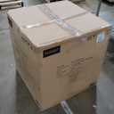 Baxton Studio Striped Charlemagne Traditional French Accent Chair, Oak Brown