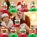 2 x Christmas Party Decorations Christmas Honeycomb Centerpieces Holiday Party Decorations for Christmas Party Table Decorations Funny Christmas Party Decorations Christmas Party Supplies