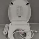 Bidet Toilet Seat, Electric Smart Heated Seat with Slow Closes, Warm Water, Dryer, Vortex Wash, Rear and Front Wash, Night Light, White, 208D (Round)