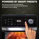 Nuwave 2026 Air Fryer Oven & Grill Comb, Plug-in Powered Grill Plate for True Char Flavor & Marks, 2-Layer Glass Door, Cooler Exterior, 150 Presets, Temp Probe, 500F, Stainless Steel, 700/1500/1800W, 15.5qt Capacity