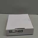 Sliding Patio Door Handle with Mortise Lock and keys, Key Cylinder and Keeper, 4-15/16" Hole Spacing, Sliding Glass Door Replacement Handle for Door Thickness from 1.5" to 2", Need to Drill (White)