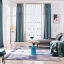 Kemmie Heavy Duty Double Curtain Rods, 36 to 72' Telescoping, Warm Gold, Metal & Aluminum, Wall Mounted