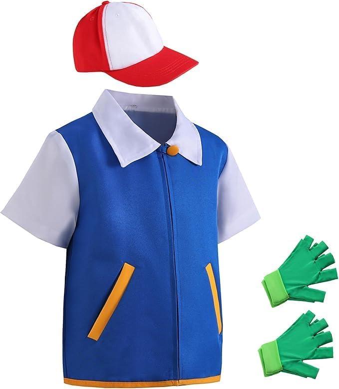 Halloween Cosplay Costume Hoodie Jacket Shirt Gloves Hat Sets for Trainer