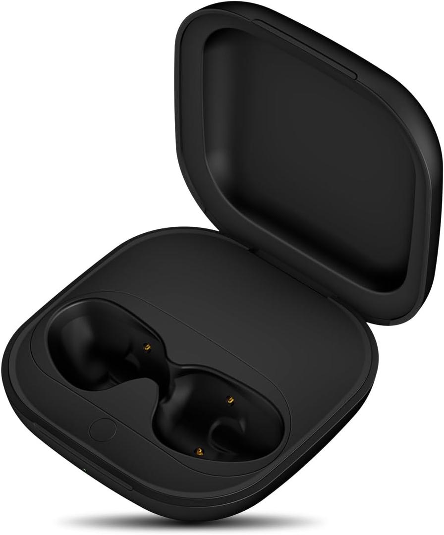 Jinstyles Charging Case Replacement Compatible for Beats Fit Pro, Portable Charger Case Support to Wireless Pairing, with Sync Button, 700mAh Built-in Battery, Charge Earbuds 3 Times, Black
