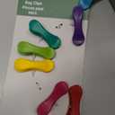 Kikkerland Rainbow Bag Clips (Set of 8)
