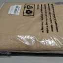 LAMIT Natural Short Linen Curtains 45 Inch, Light Filtering Panels, Grommet Privacy Protected Burlap Linen Curtains for Small Window/Bedroom, Set of 2 Panels (52 x 45 Inch, Natural Tan)