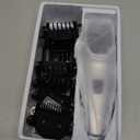 Dog Grooming Kit Low Noise, Cordless 4 in 1 Dog Clippers for Grooming Rechargeable Pet Cat Hair Trimmer with 2 Speed,6 Guards, Scissors, Comb for Small Medium Large Pets Dogs Cats Thick Hair Sliver (Whisper-quiet Light Sliver)