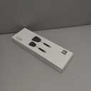 Unicook 2 Pack Flexible Silicone Spatula, Turner, 600F Heat Resistant, Ideal for Flipping Eggs, Burgers, Crepes and More, Black