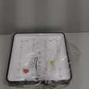 Ganeed 36W LED Ceiling Light,15.7 inch Square led Ceiling Light,Cool White Flush Mount Ceiling Fixture,Energy Saving Ceiling Lamp for Dining Room Kitchen Hallway Stairways (Black)