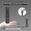 Luyeper Replacement for Samsung TV Remote, for 2019-2025 Samsung Remote Control for Smart TV, Frame, QLED, Curved Series