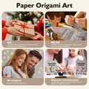 Vincofoo DIY Paper Cats Origami, Fun 3D Paper Dog & Cat Models Origami Paper Craft Kit, Cute Kitten Origami Papercraft Kit, Desk Decoration & DIY Art Gift for Cat Lovers(100PC Cats & Dogs) (2PC)