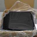 AOMSAZTO Floor Mats for Ford Bronco Sport 2021 2022 2023 2024 2025-1st & 2nd Row All Weather Protection Car Floor Liners Waterproof Mats