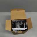 Aitatty Over the Door Hanging Shower Caddy: Rustproof Hanging Organizer over the Door - No Drilling Bathroom Rack for Inside Shower Chrome