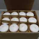 48 Pack White Floating Candles 3 inch Unscented Floating Candles for Centerpieces 8 Hours Long Burn Time-3 Floating Candle Bulk for Wedding Cylinder Vases