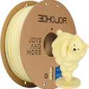 3DHoJor Matte PLA Filament 1.75mm, Upgrade 1kg Cardboard Spool PLA Filament 1.75 PLA 3D Printing Filament, Print with Most 3D Printers Using 3D Filament-Almond Yellow