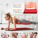 Red Light Therapy Pad for Body 406 LEDs 660nm & 850nm, 60W Foldable Near Infrared Light Mat with 5 Level Heating Mode, Smart Temp & Timer, Back, Waist, Shoulder Muscle & Pain Relief